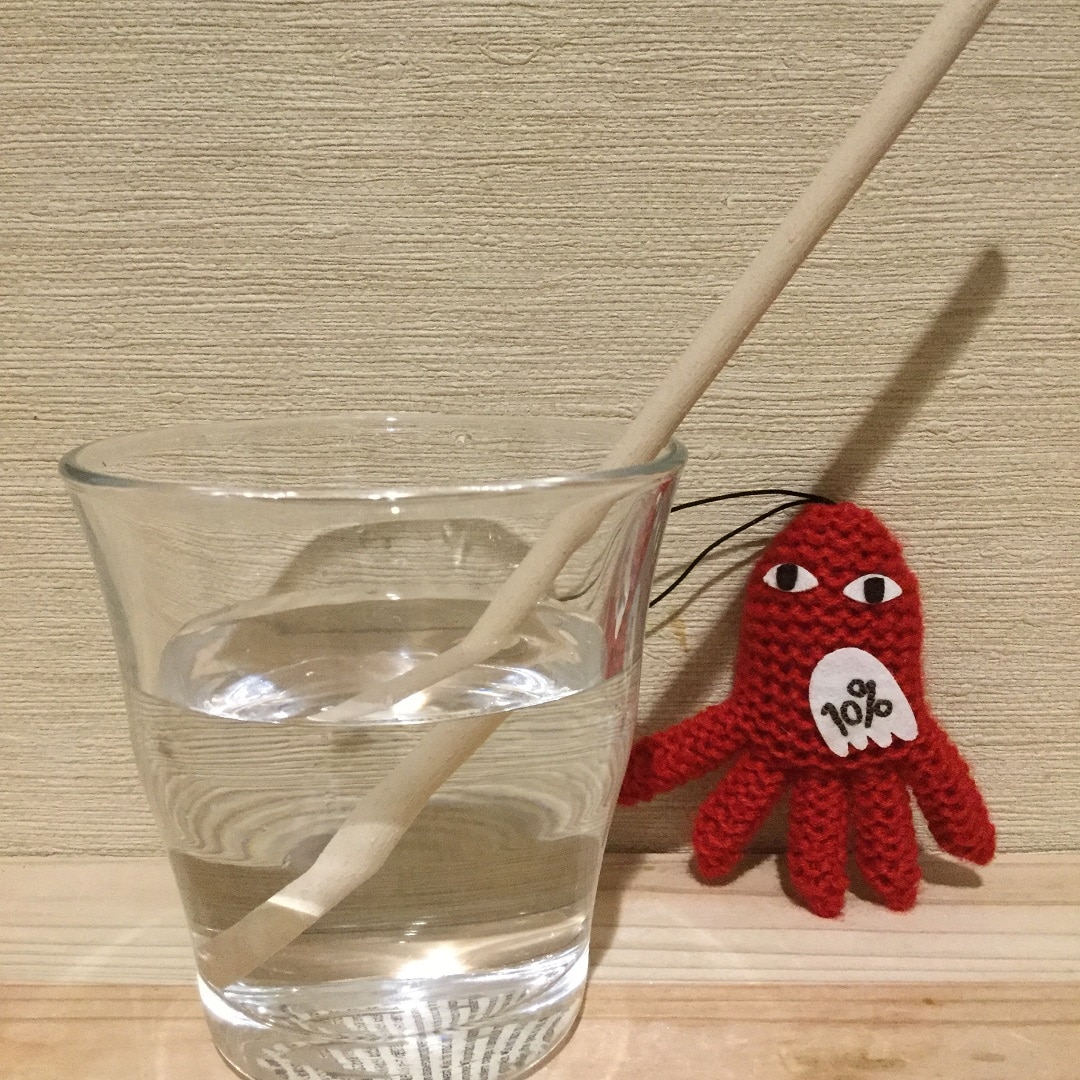 竹材ストローを水につけてみました