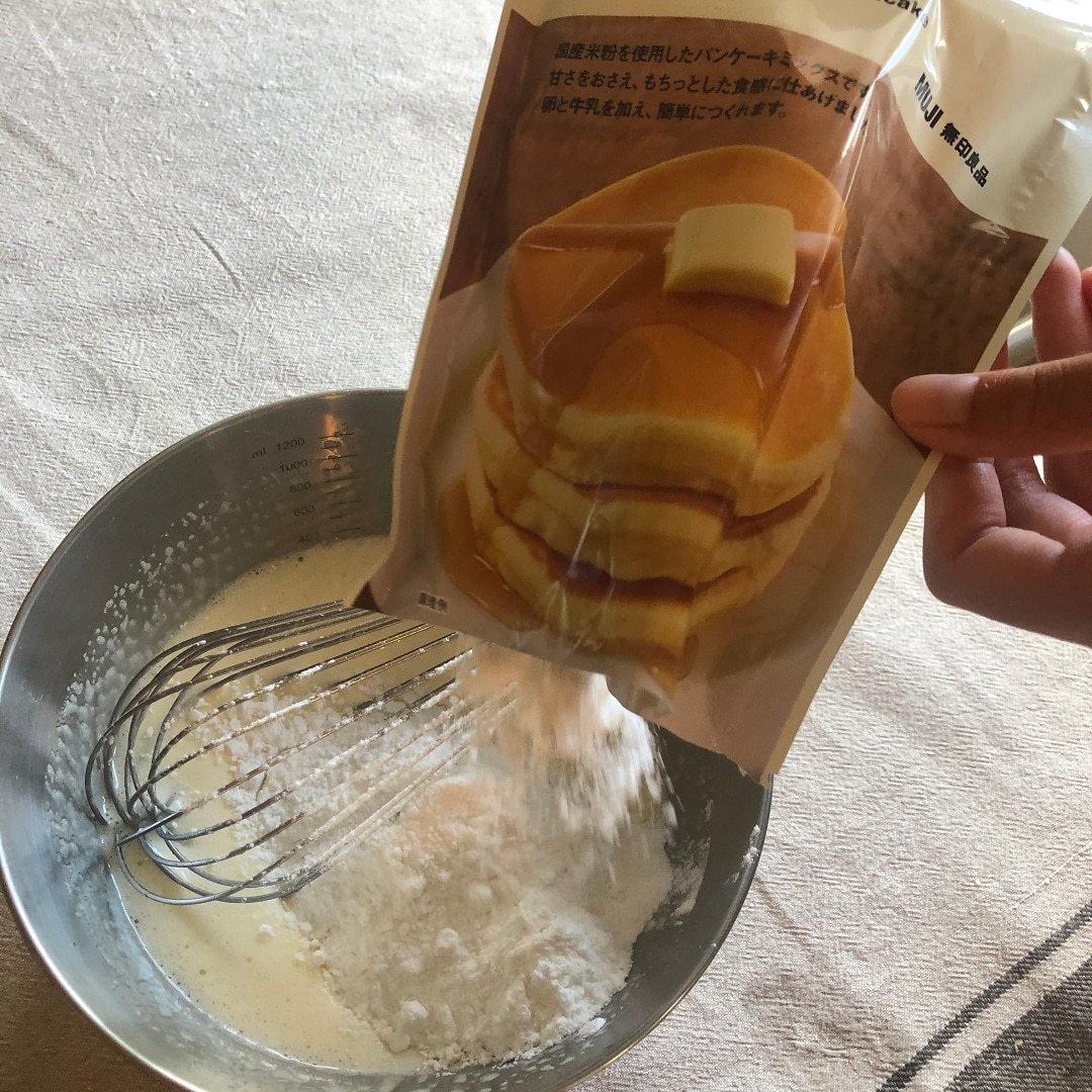 米粉のパンケーキミックス