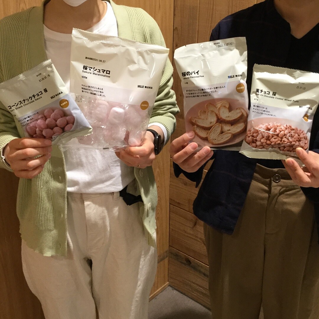 桜のお菓子が入荷しました