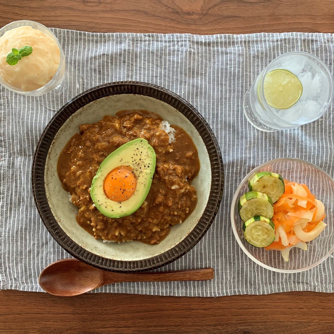 素材を生かしたカレー　キーマ