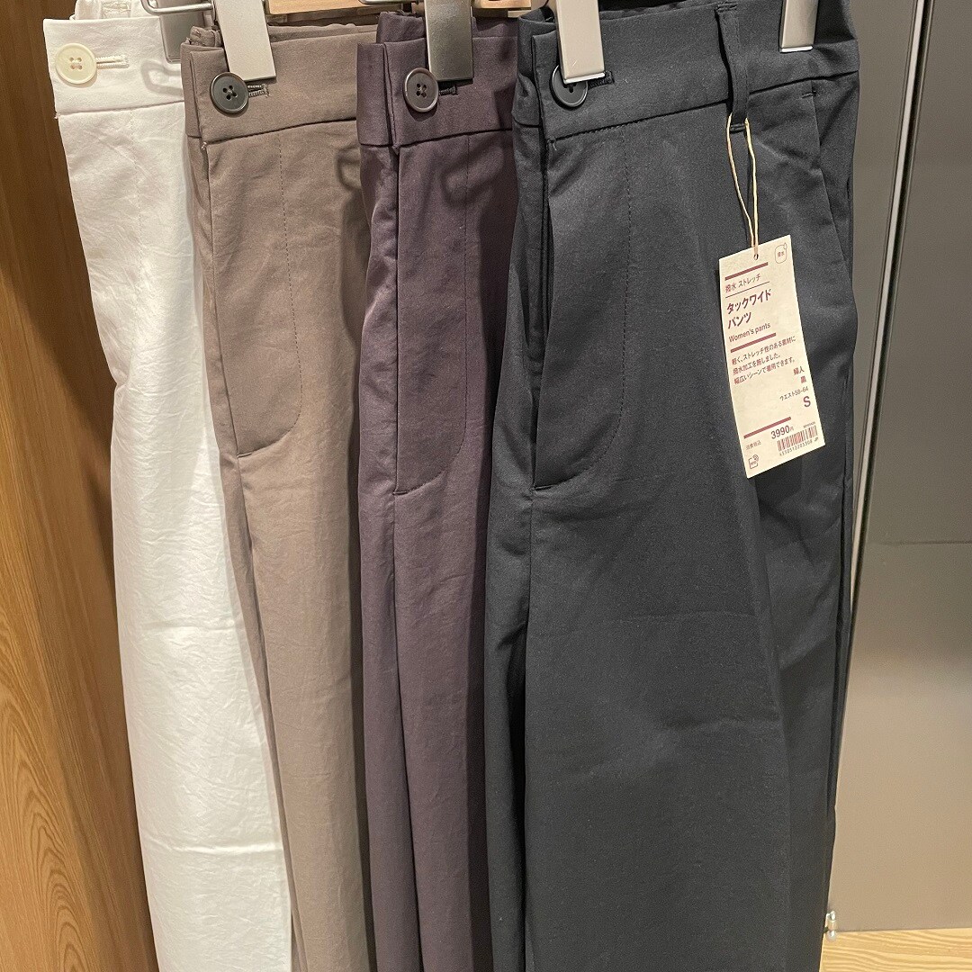 タックワイドパンツカラー展開写真