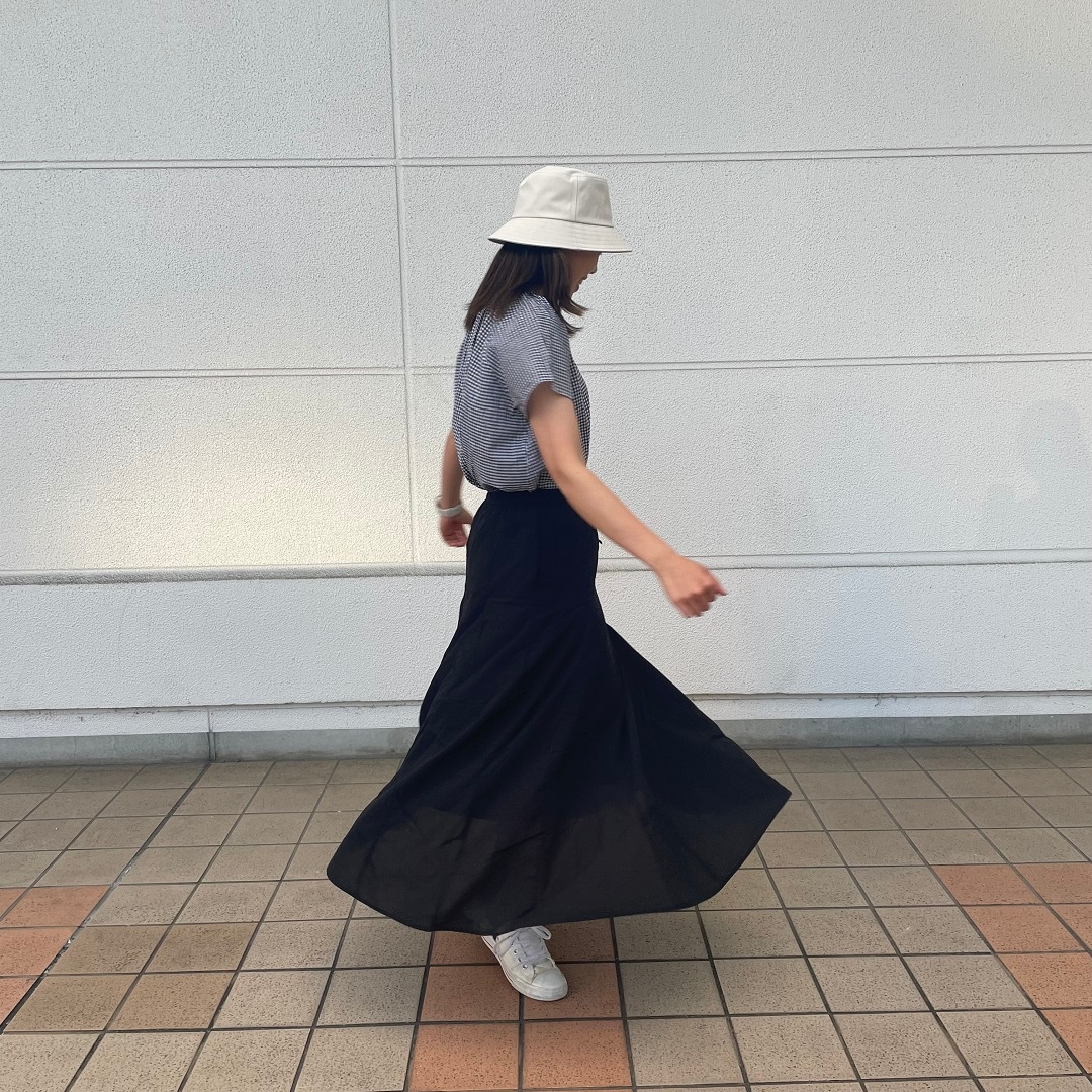 強撚ボイルスカート