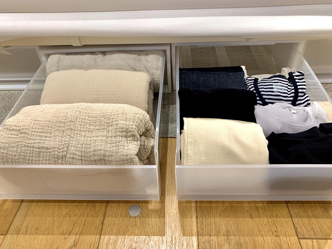 収納したところ