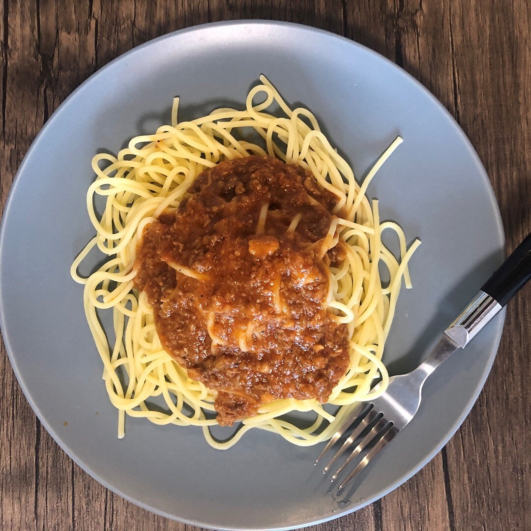 【イオンモール八幡東】素材を生かしたパスタソース　国産牛と豚肉のボロネーゼ