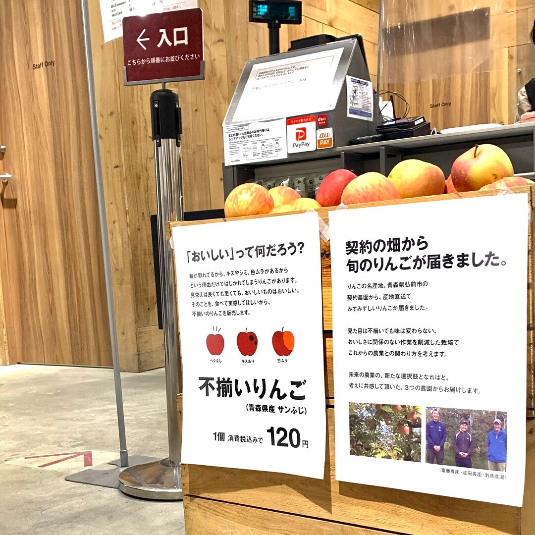 【本川越ペペ】不揃いりんご、入荷しました