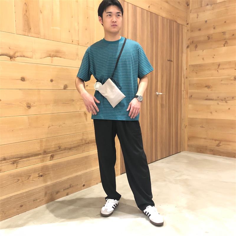 天竺編み半袖ボーダーTシャツ2