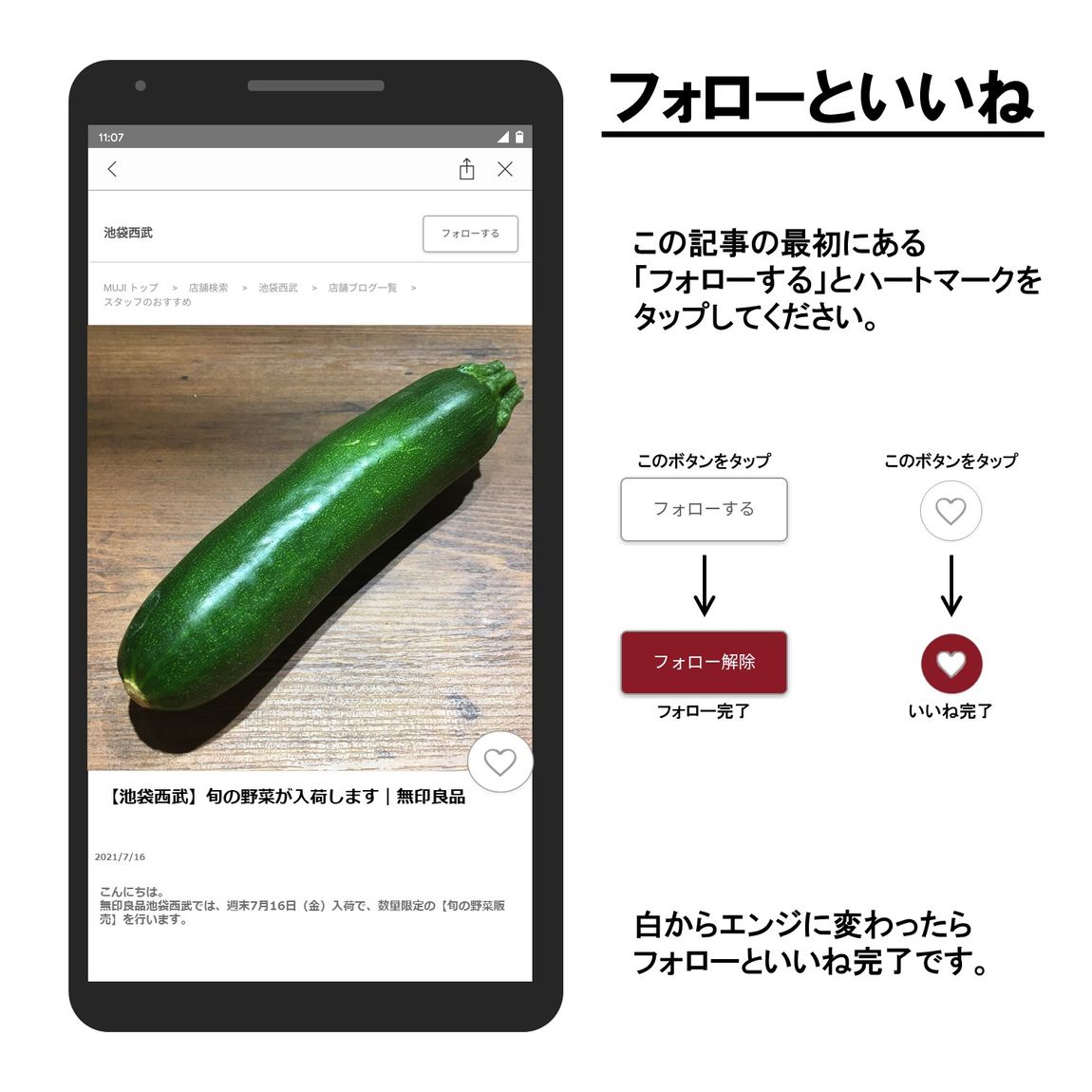 【池袋西武】旬の野菜が入荷します。(ズッキーニ）