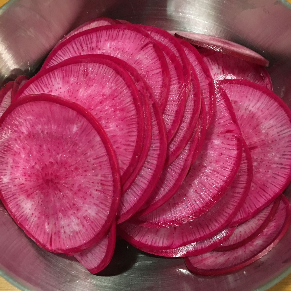 【池袋西武】旬の野菜おすすめレシピ（紅くるり大根・紫大根の千枚漬）