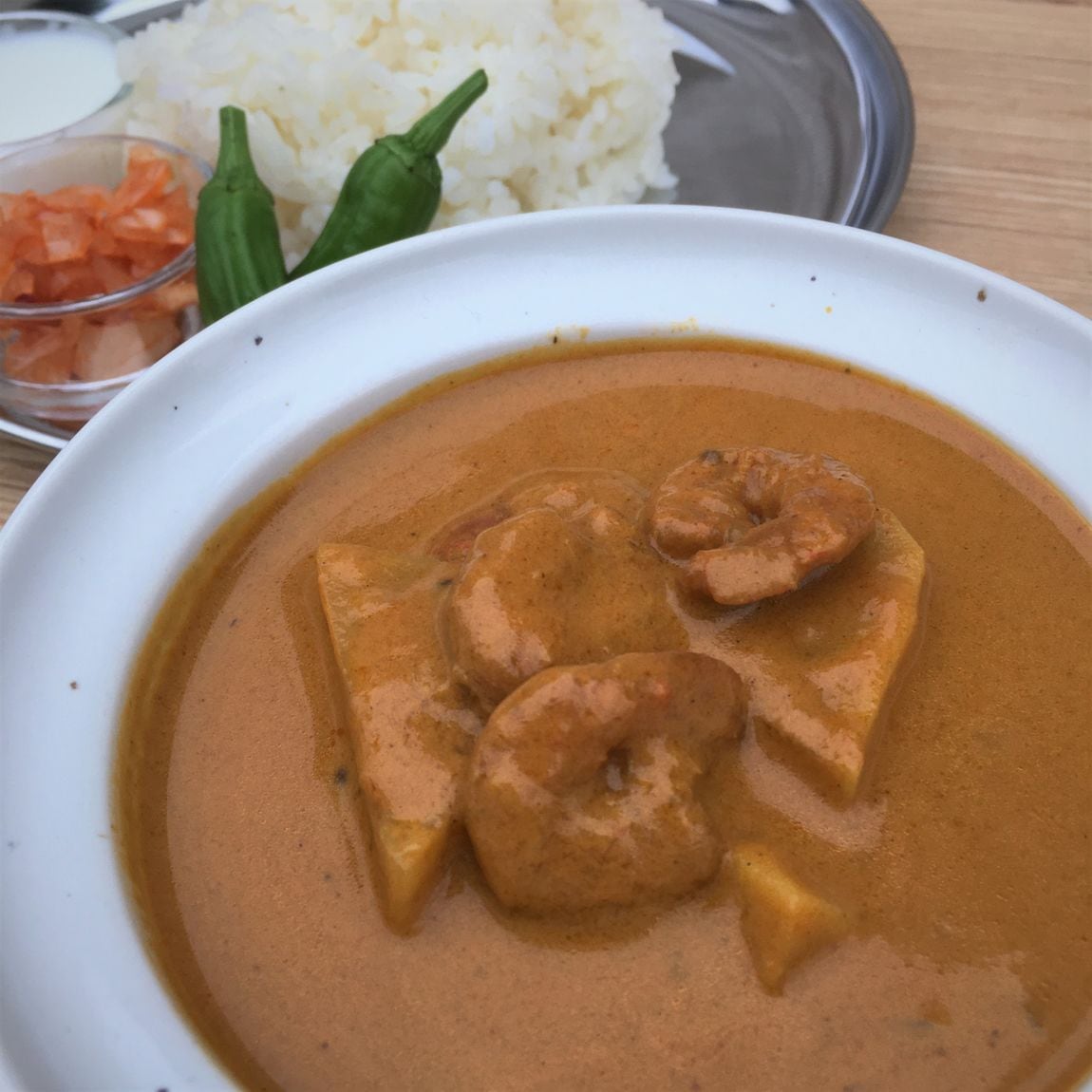 【池袋西武】食べ比べ「南インドの海老カレー」