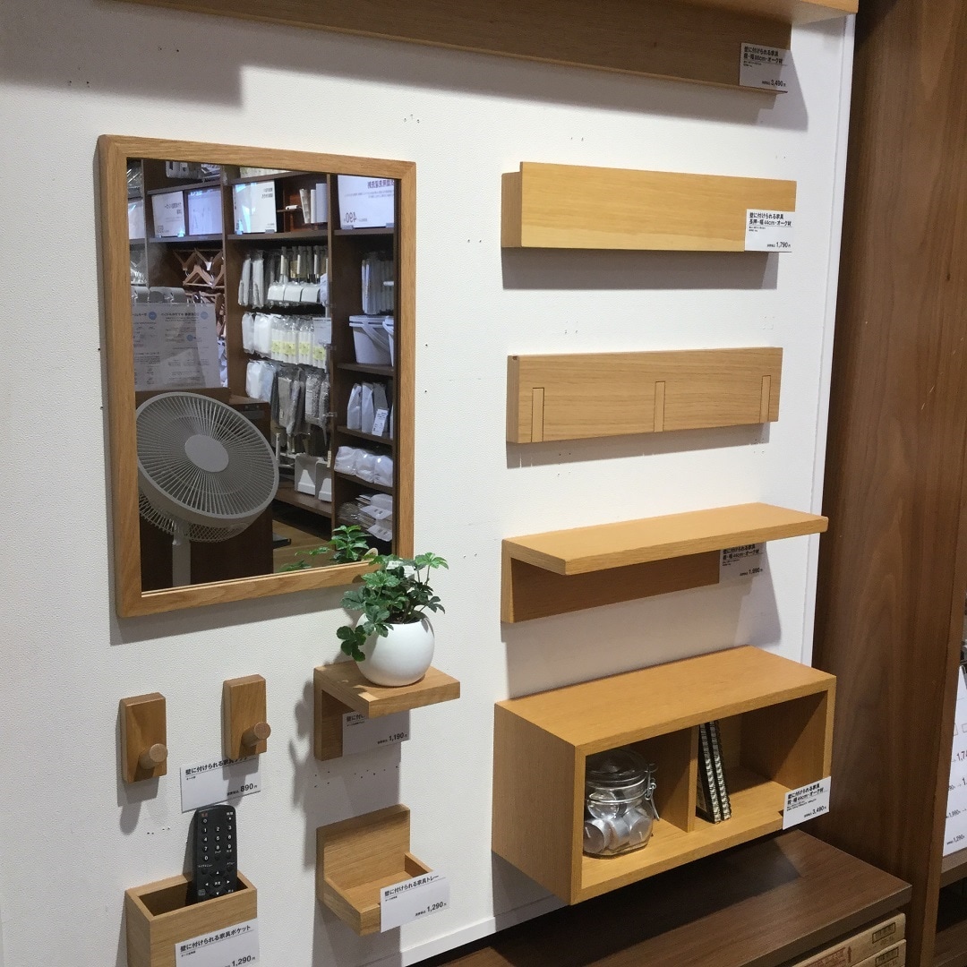 【広島パルコ】壁に付けられる家具｜新商品