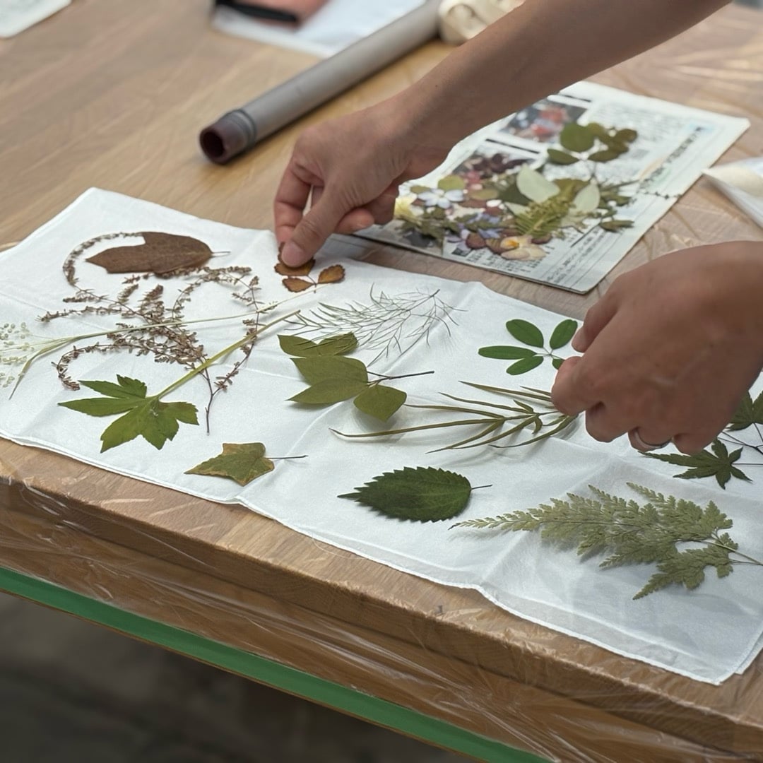 【広島パルコ】草花の姿を写しとる。ミディアムプリント体験会を開催しました|イベント_lP6Bka