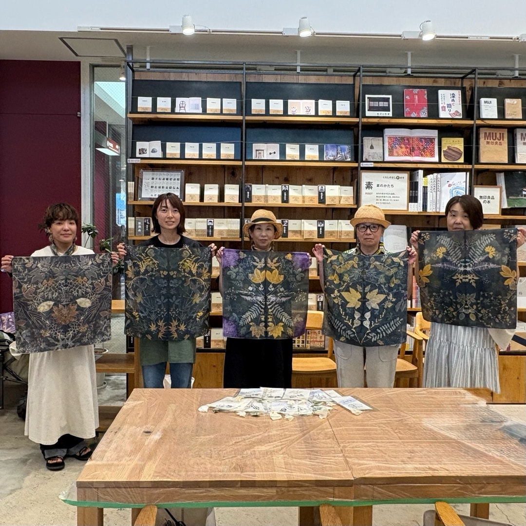 【広島パルコ】草花の姿を写しとる。ミディアムプリント体験会を開催しました|イベント_UIvs0n