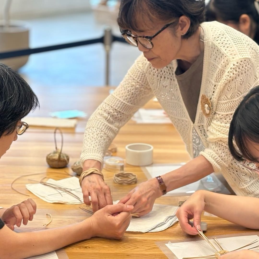 【広島パルコ】籐で編む夏のアクセサリーをつくりました｜イベント_1ebRF1