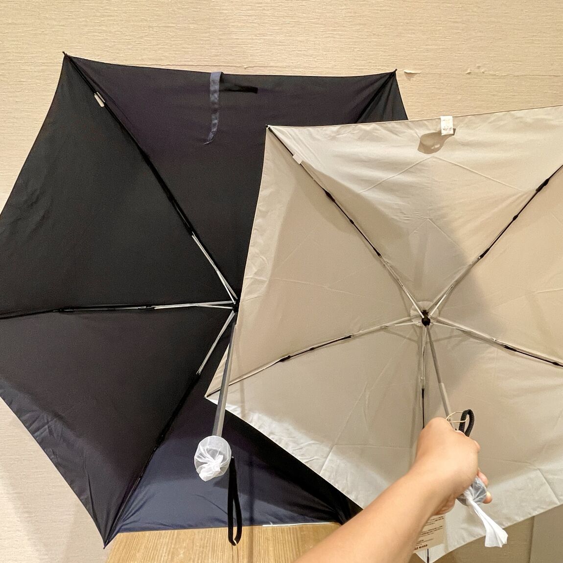 【イオンモール木曽川】折り畳み傘２種比較！晴雨兼用シリーズ