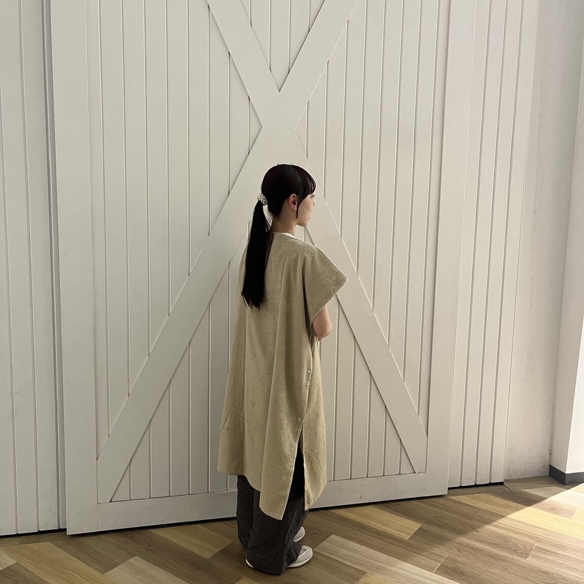 【イオンモール木曽川】バスタオルポンチョ