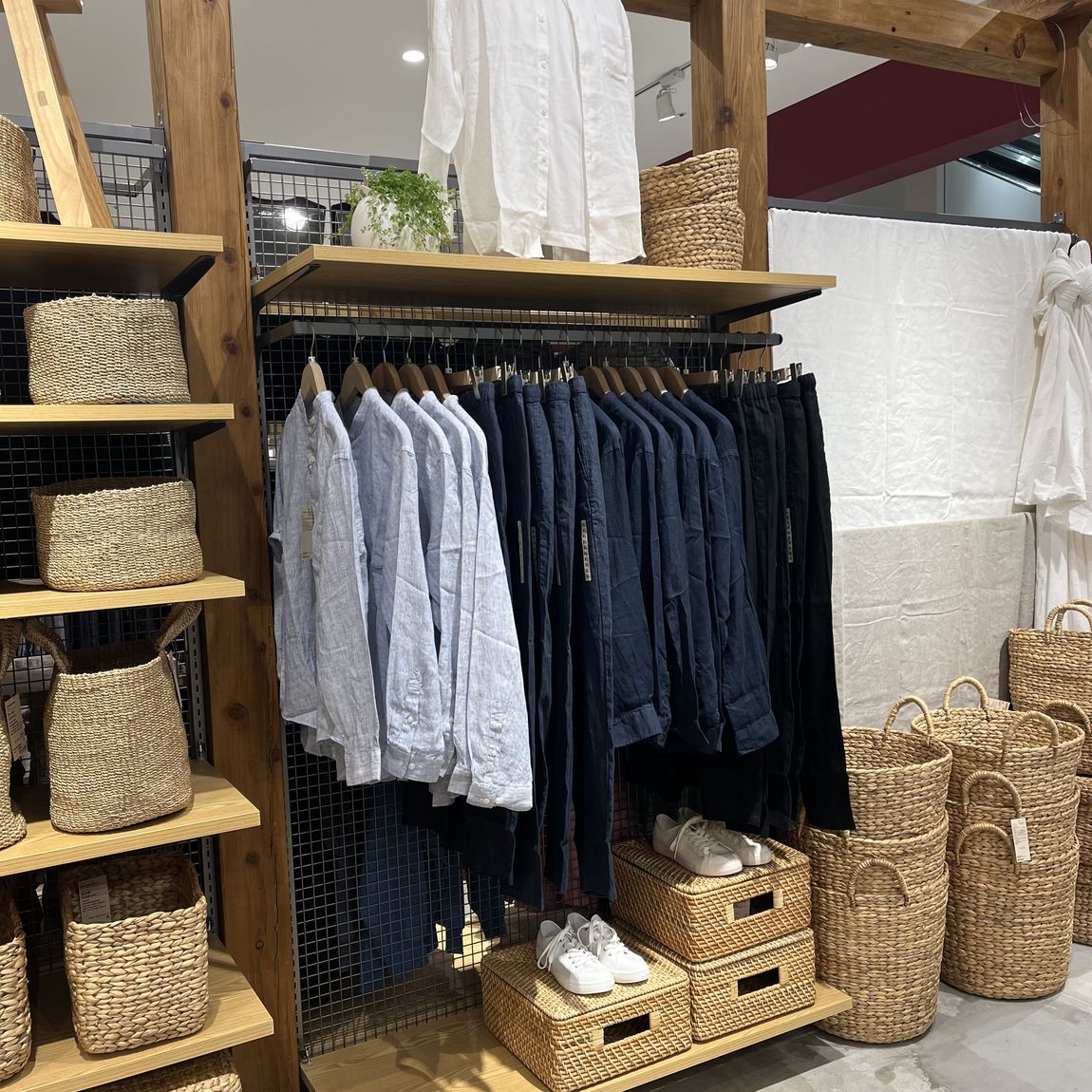 【イオンモール広島府中】春、はじまる 天然素材をまとう