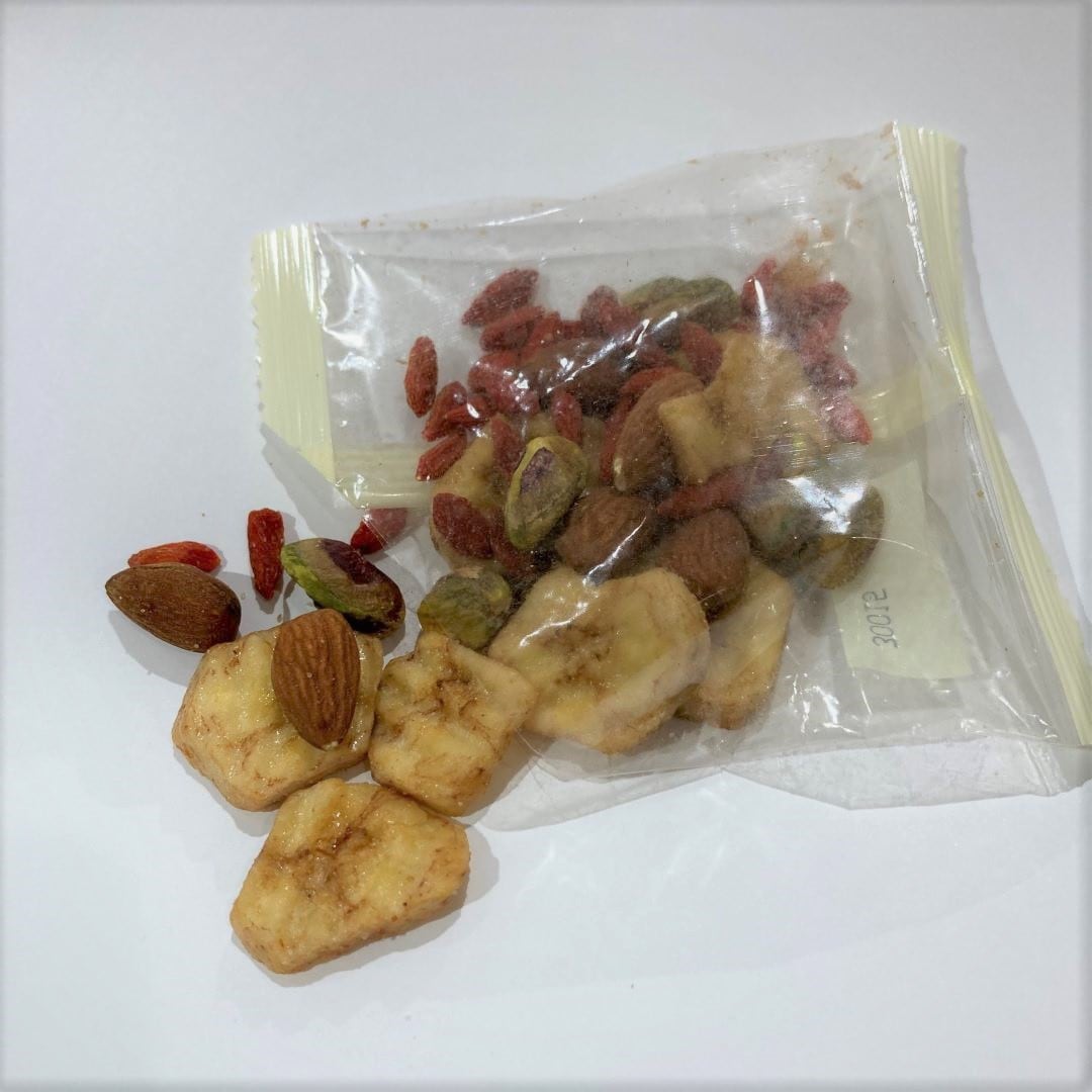 素材の栄養おやつ　食物繊維　バナナ＆クコの実