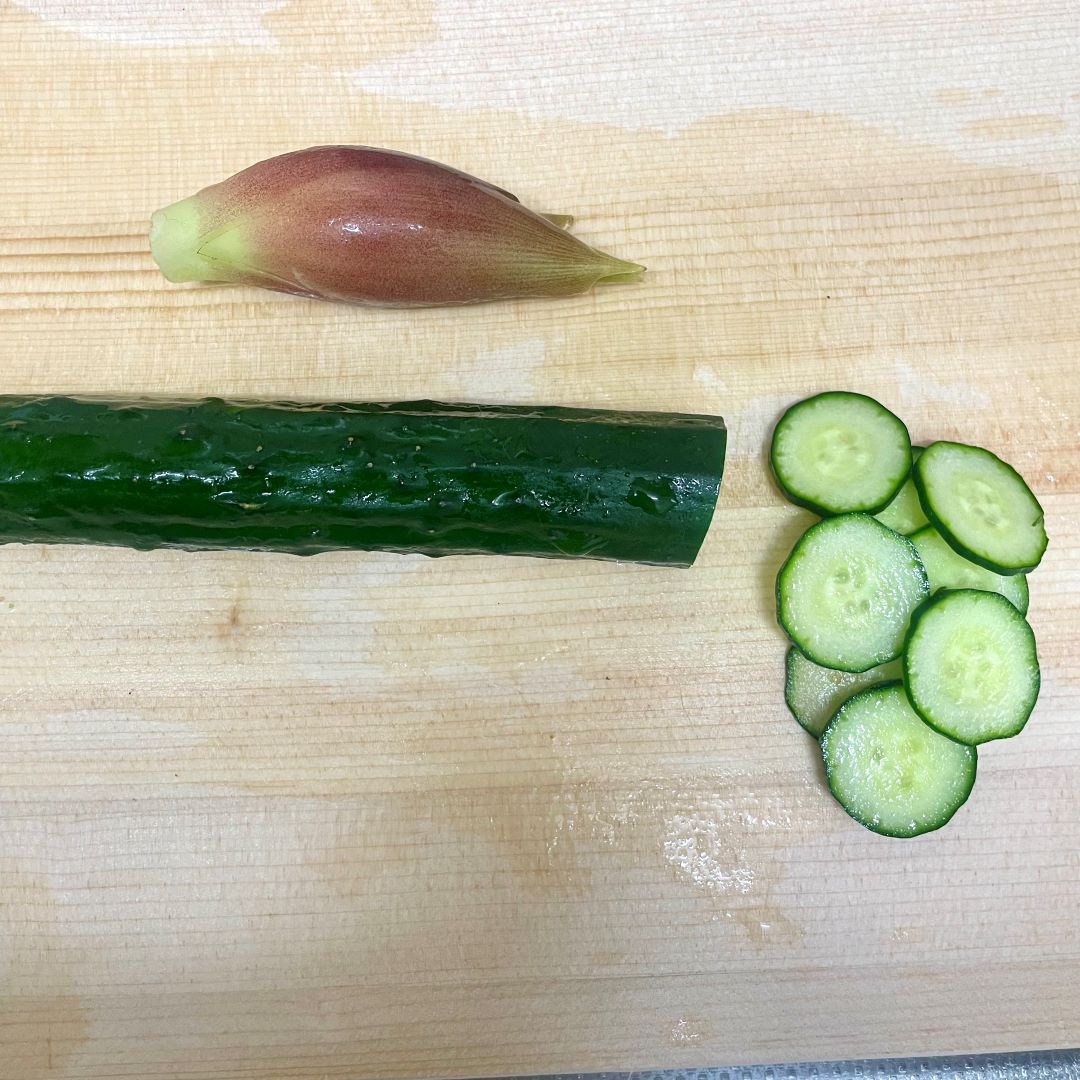 きゅうりとみょうが