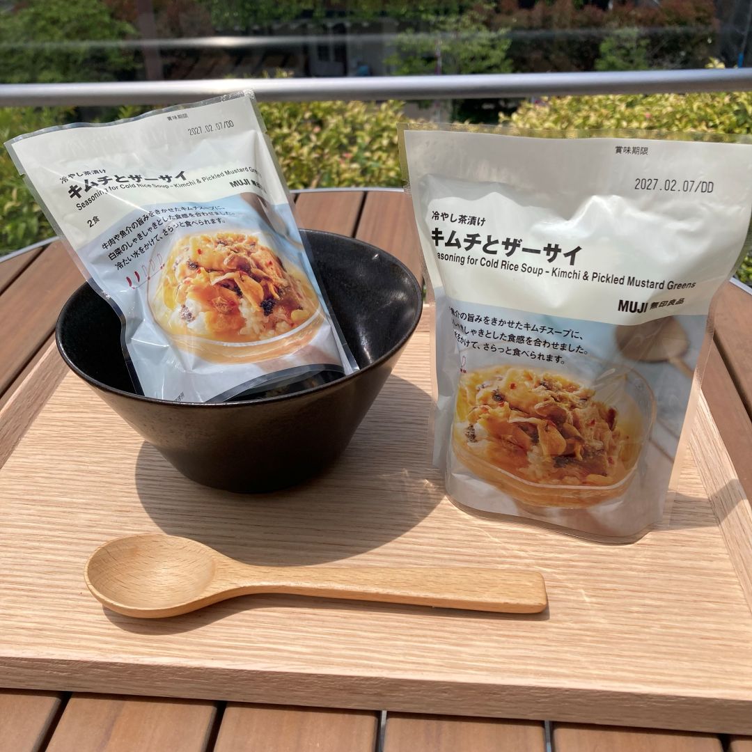 『冷やし茶漬け　キムチとザーサイ』