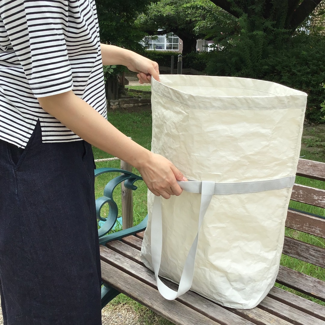 【ニッケパークタウン加古川】いろいろな使い方ができそうです。ポリエチレンシートランドリーバッグ。