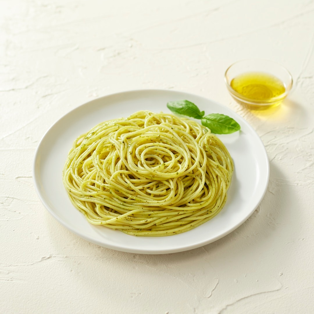 【500リブ住吉】兵庫県産のバジルペーストを使用した／あえるだけのパスタソース 新発売
