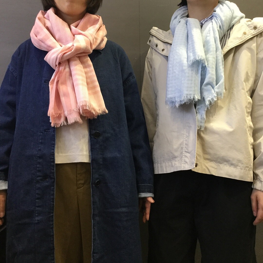 ストール巻き方　例
