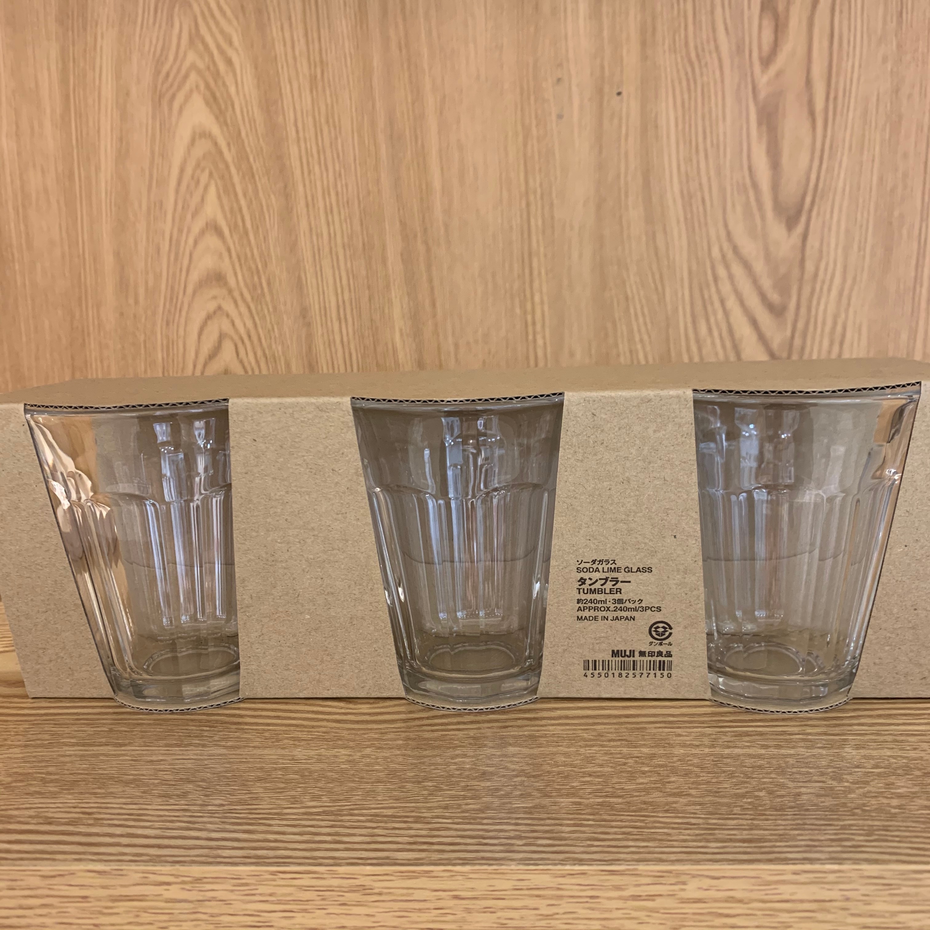 高知インター店】 無印良品 グラス 約200ml 3個 良品計画 www.borneras-elent.com.ar