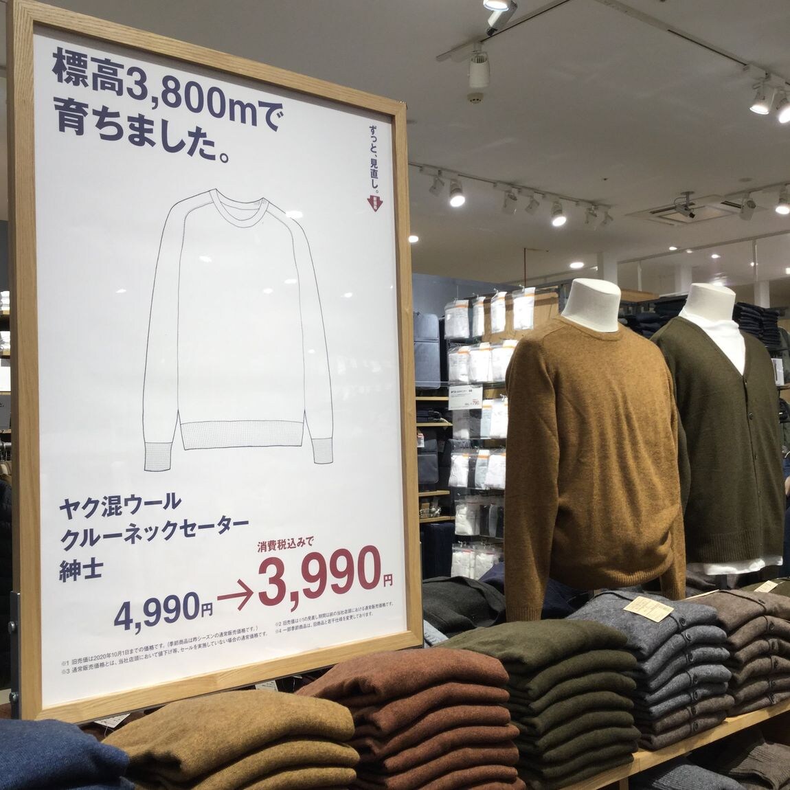 【イオン洛南】ヤクウール価格POP