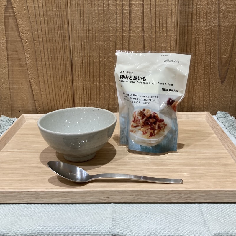 冷やし茶漬け　梅肉と長いも　パッケージ画像