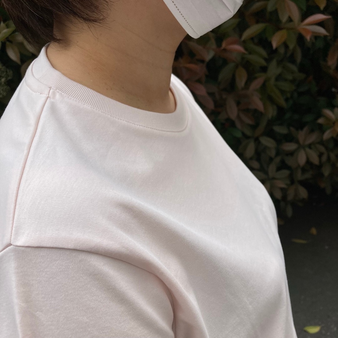 婦人　涼感ＵＶカットクルーネックワイド半袖Ｔシャツ