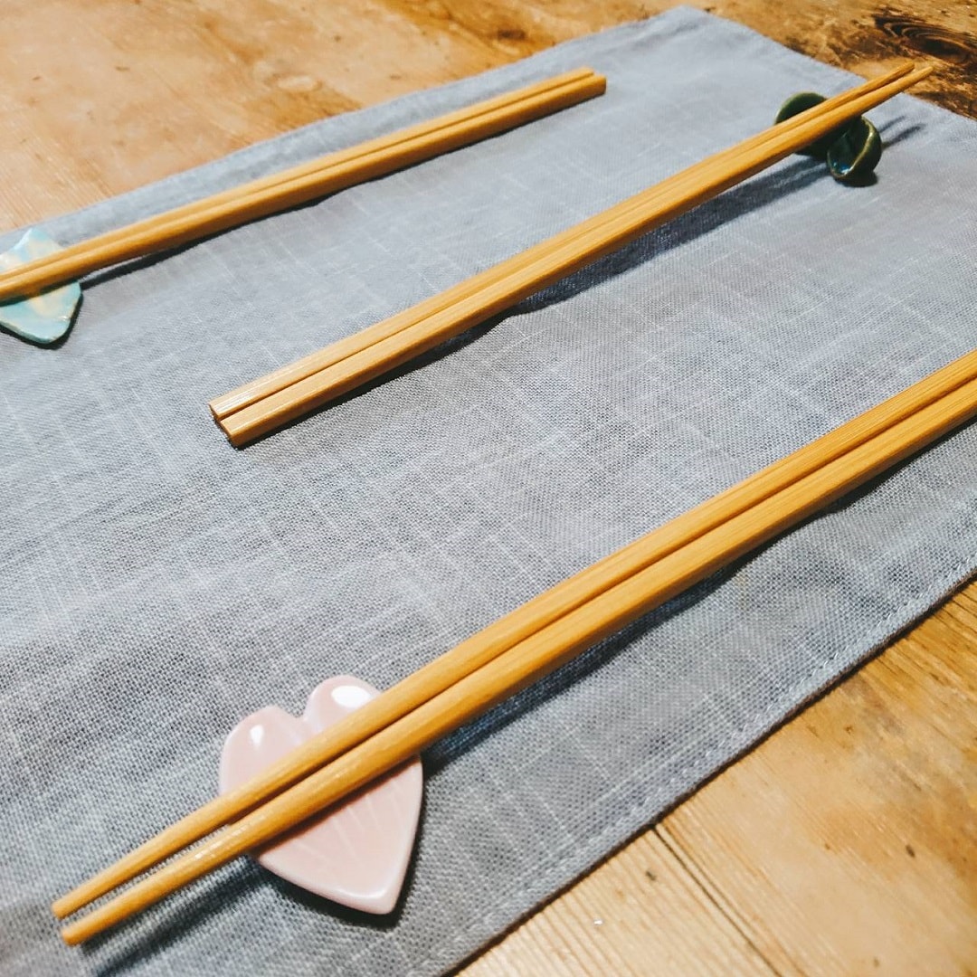 竹箸使用例