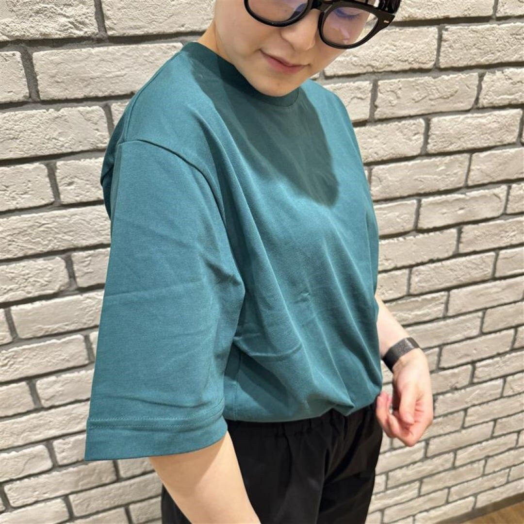 涼感Tシャツ着用写真