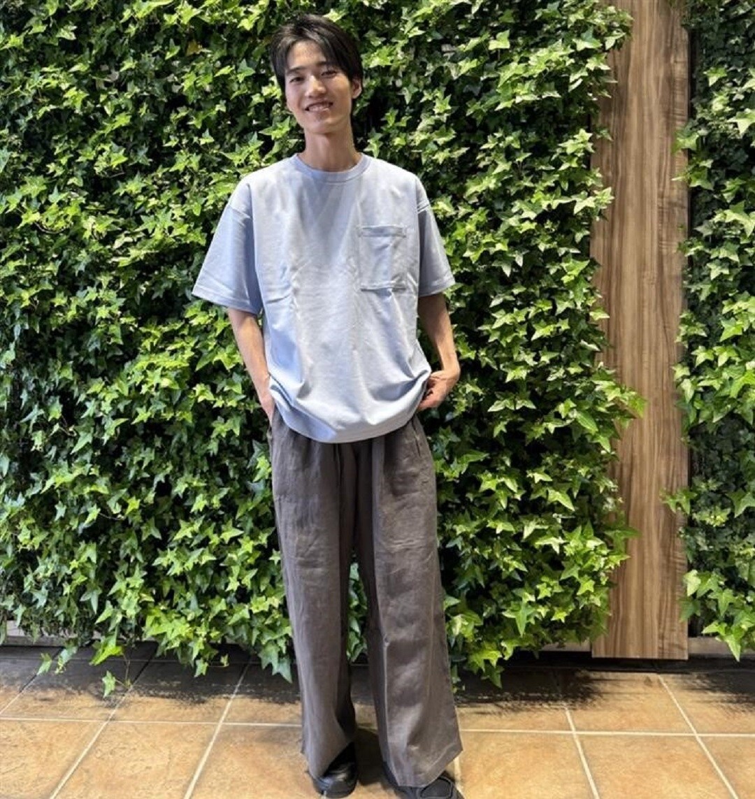 涼感ワイドTシャツ着用写真