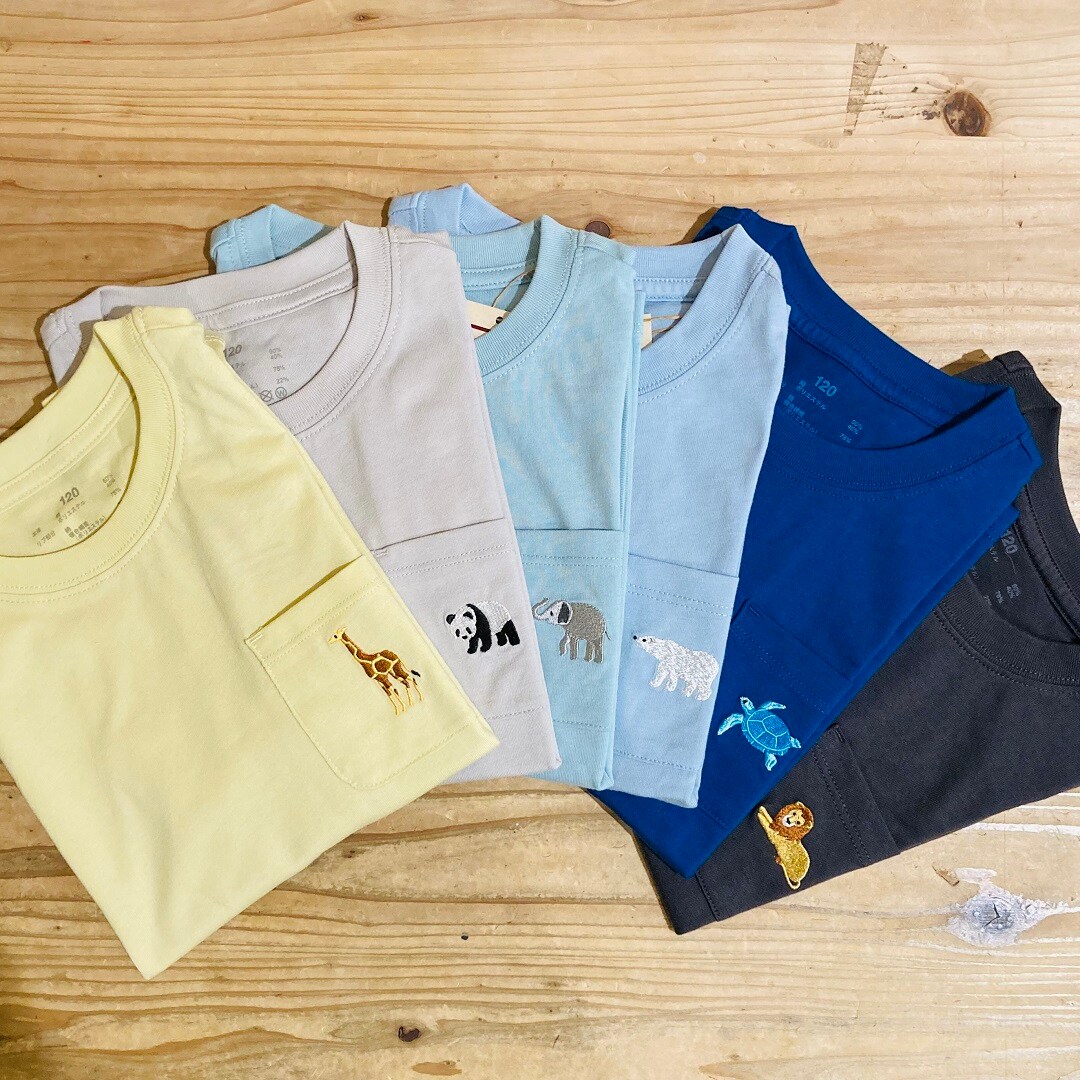 刺繍入りTシャツの写真