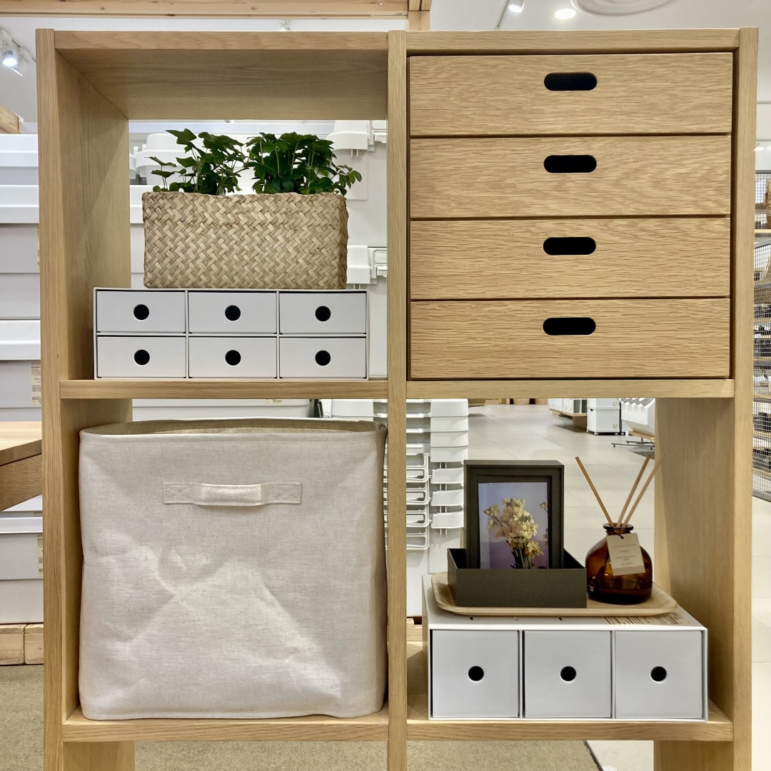 【イトーヨーカドー武蔵小金井】縦にも横にもなる小物ケースで、その場に合った収納を