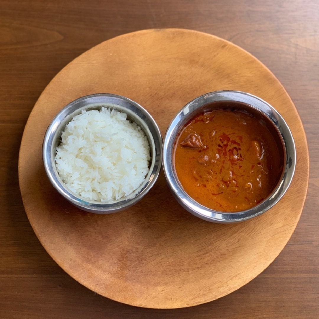 米とカレー