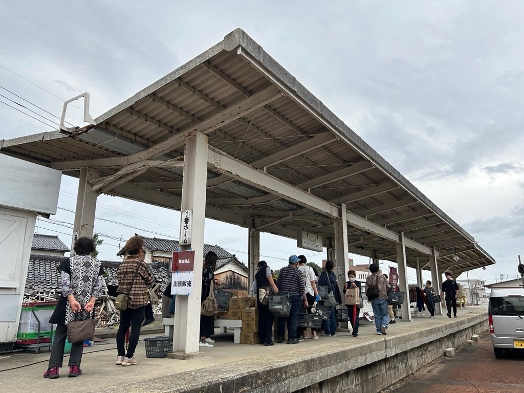 珠洲市での出張販売