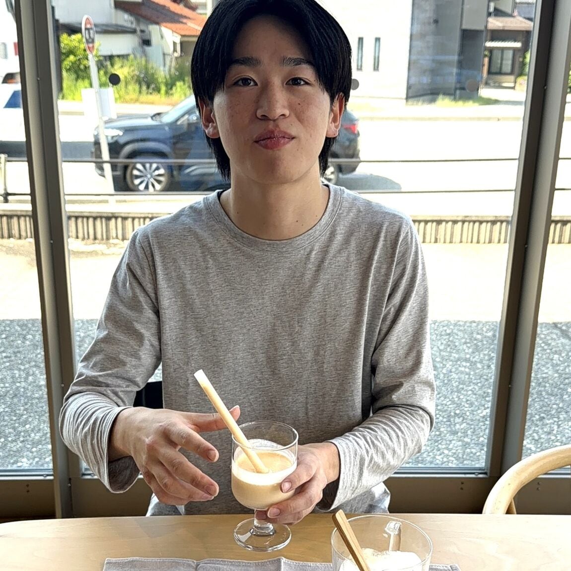 アイスクリームでつくるシェイク