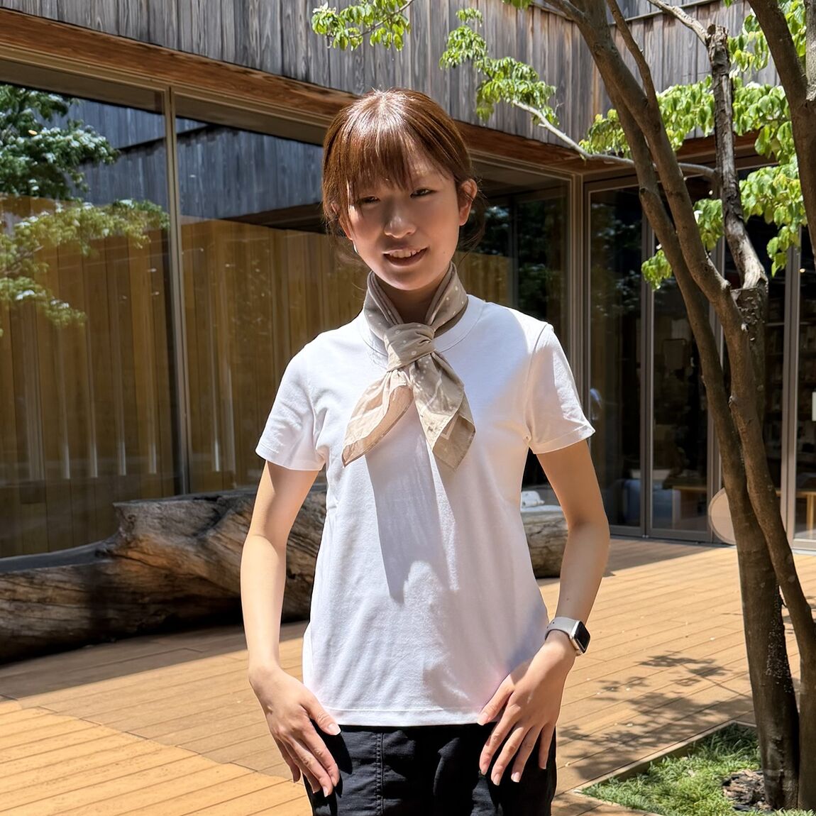 綿 スカーフ