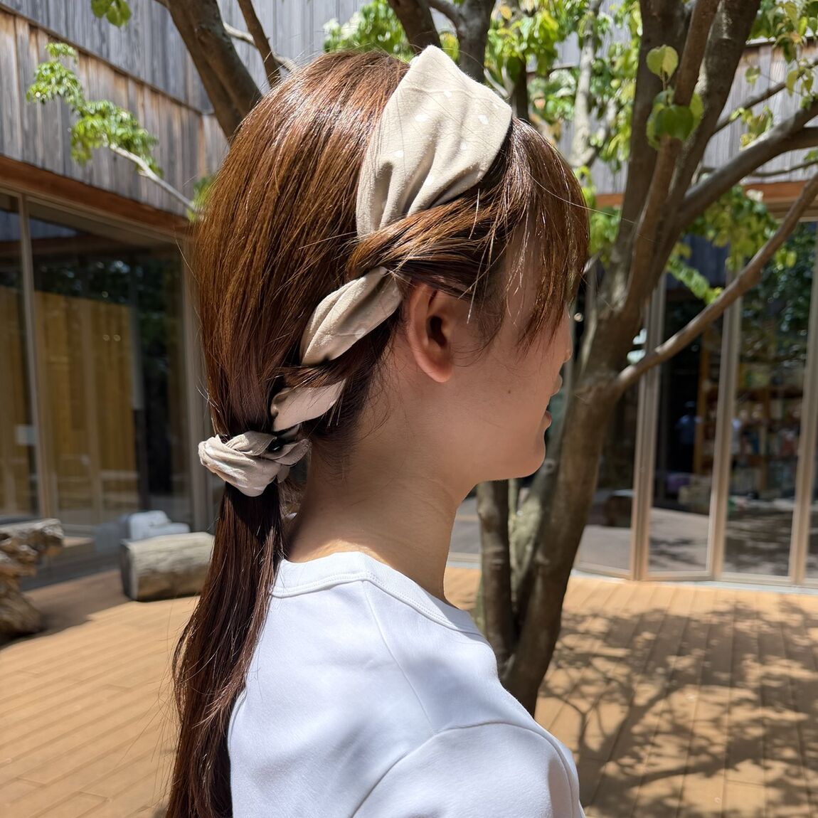 綿 スカーフ