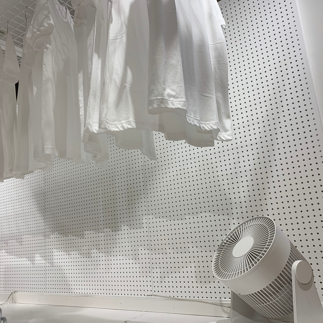 サーキュレーター衣服部屋干し