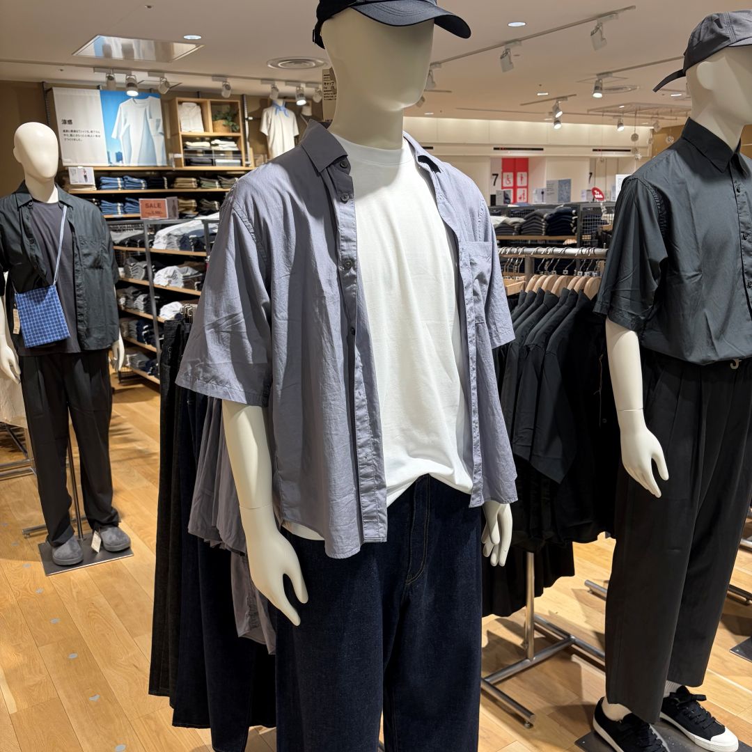 【心斎橋パルコ】毎日着るシャツだからこそ、シンプルなものを_0TNvGK