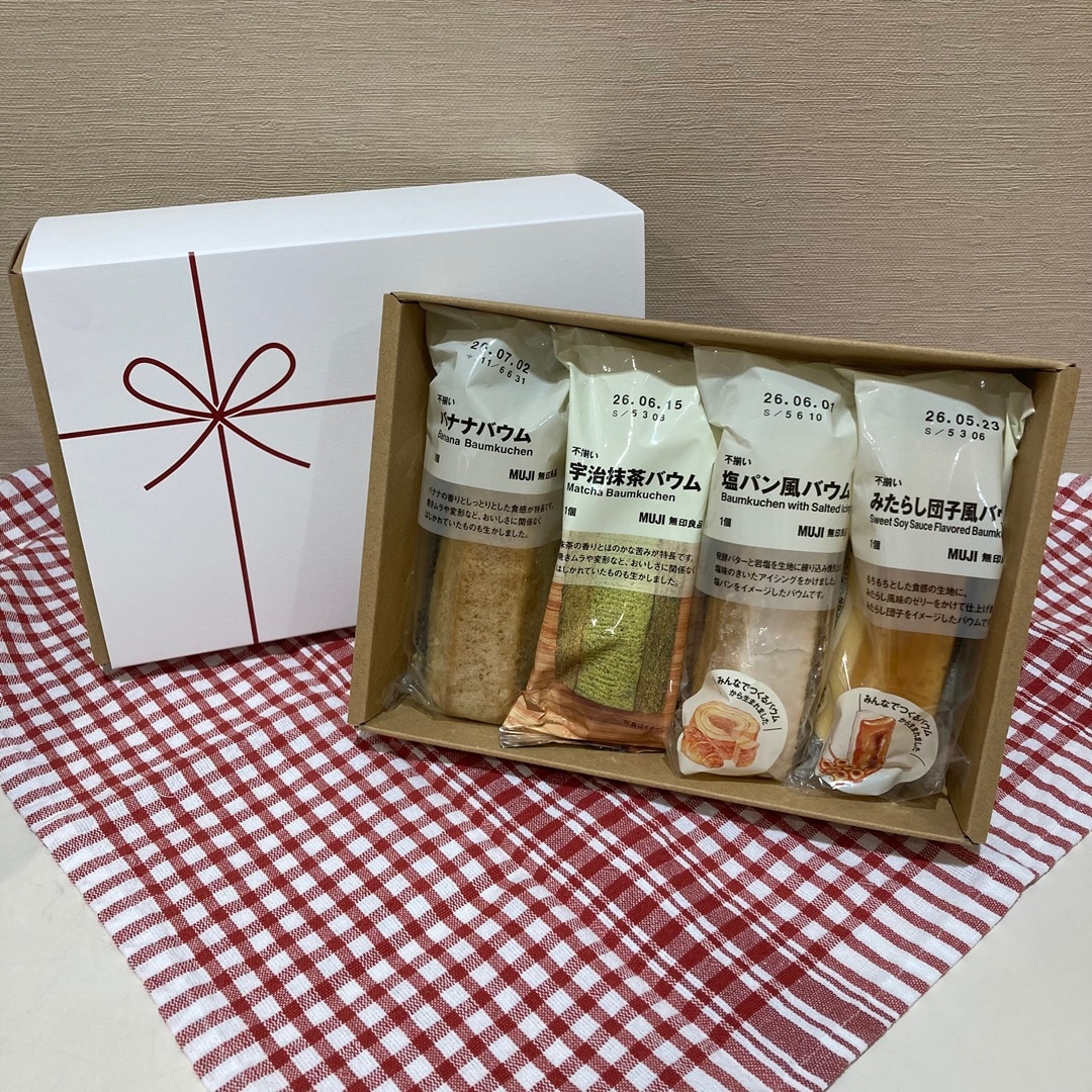 【イオンスタイル河辺】母の日、食品バウムギフトセット