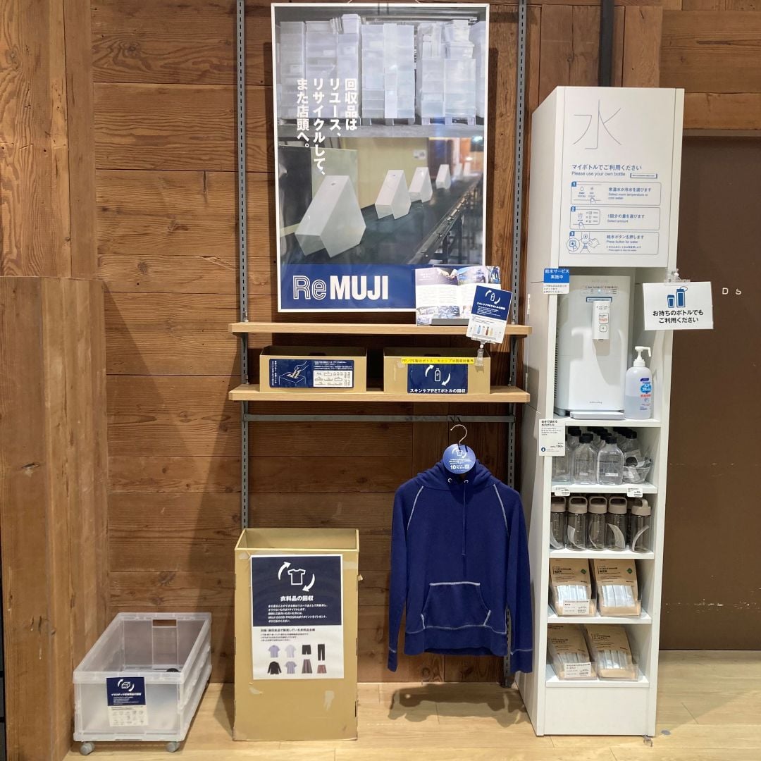 【イオンスタイル河辺】ReMUJI回収場所の写真