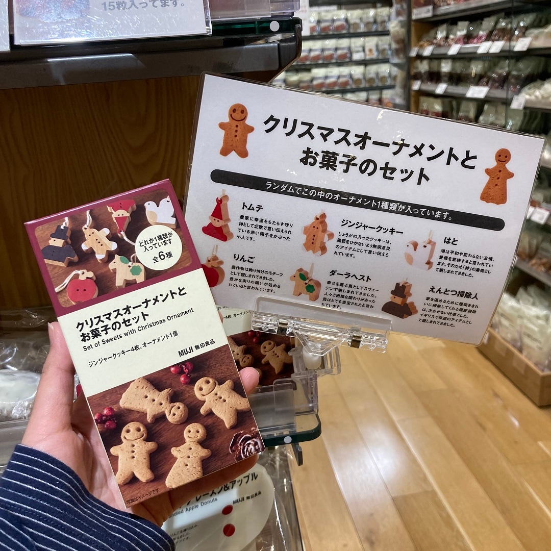 商品と売場の写真