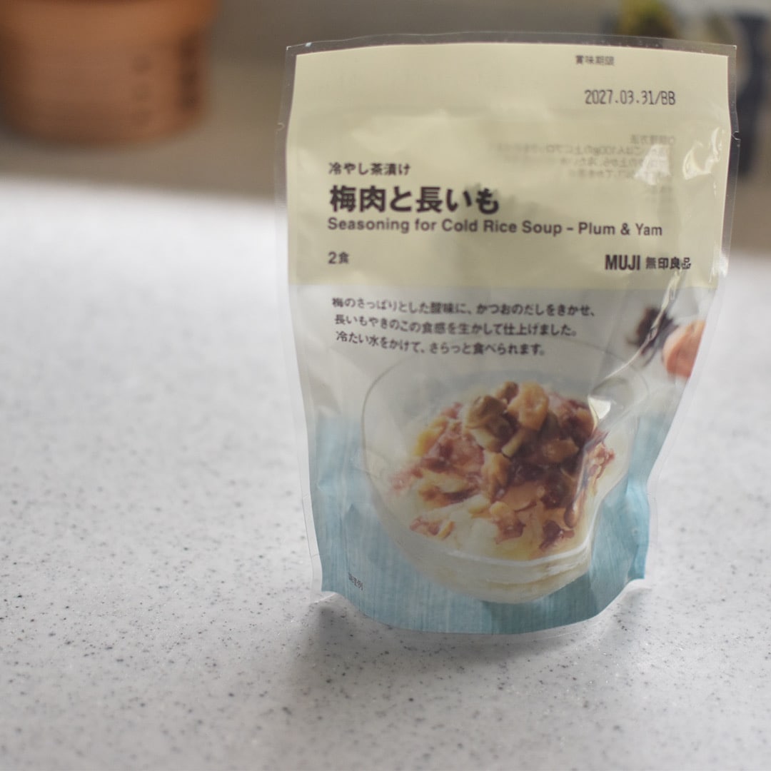 【Mujicom鎌倉】冷やし茶漬け梅肉と長いもで白和え_3gKDkI