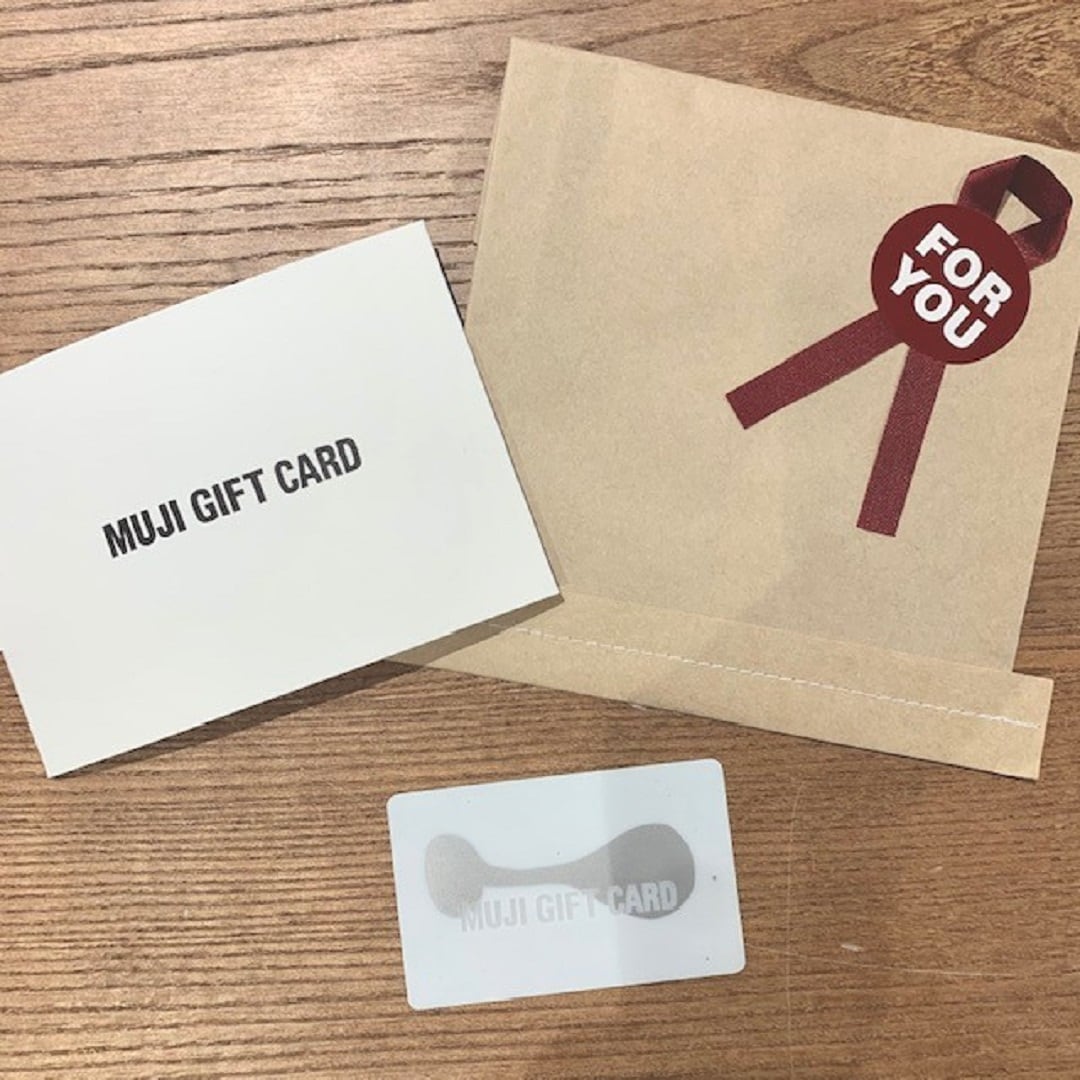  MUJIcom MUJI GIFT CARD