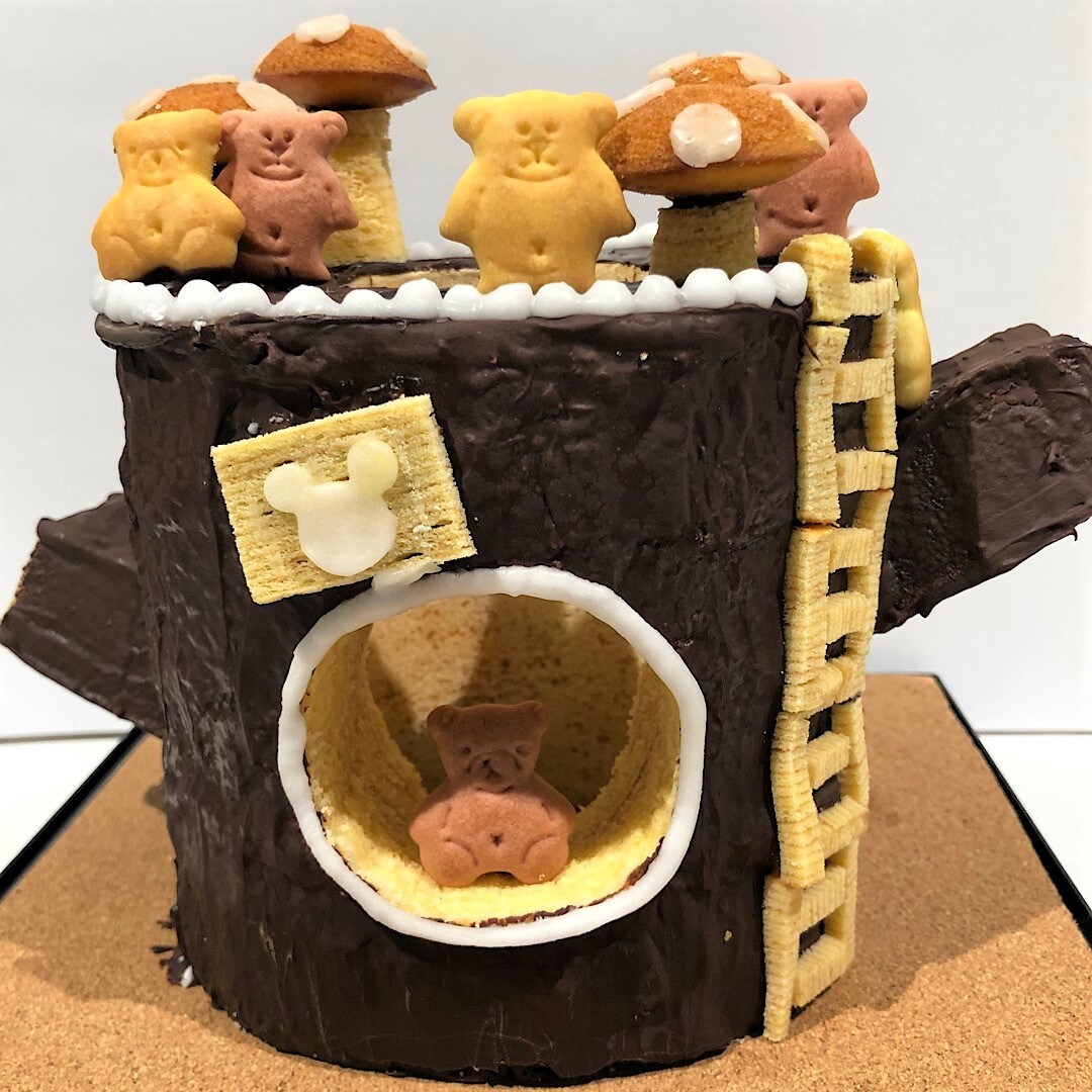 特大バウムのデコレーションのアップ