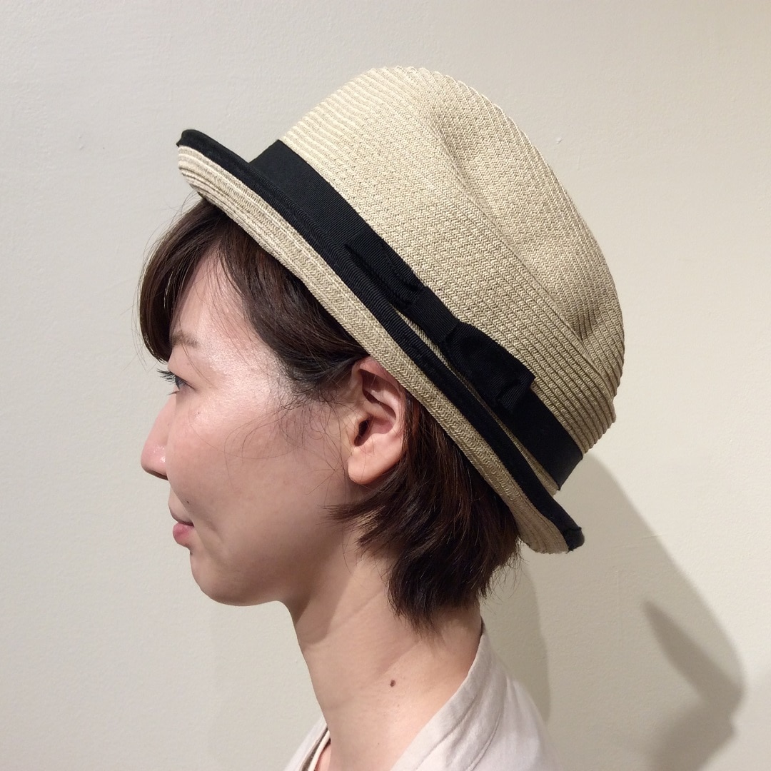 帽子着用写真②