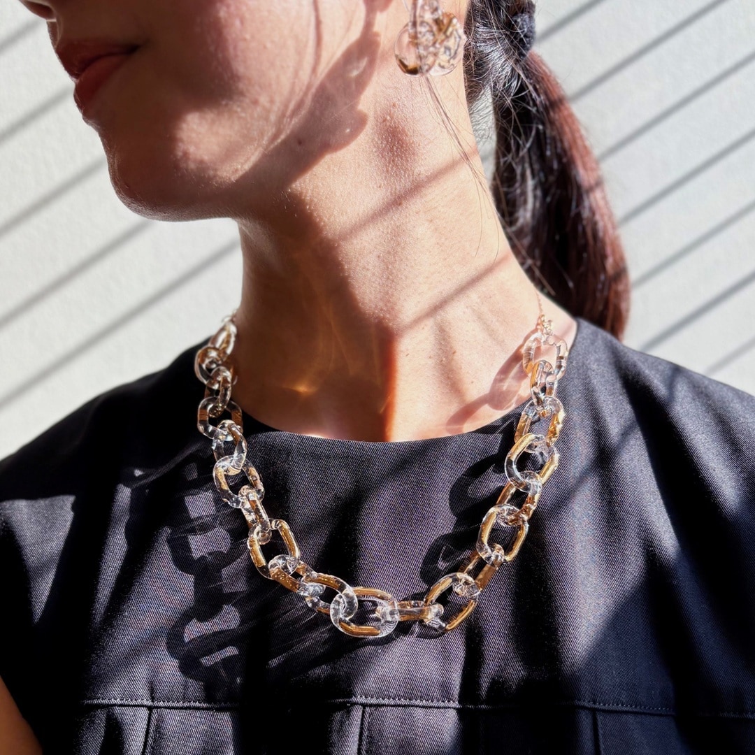 【IDÉE新宿店】ジュエリー紹介「サージピアス」「サージネックレス」|LUCE MACCHIA_02lotx